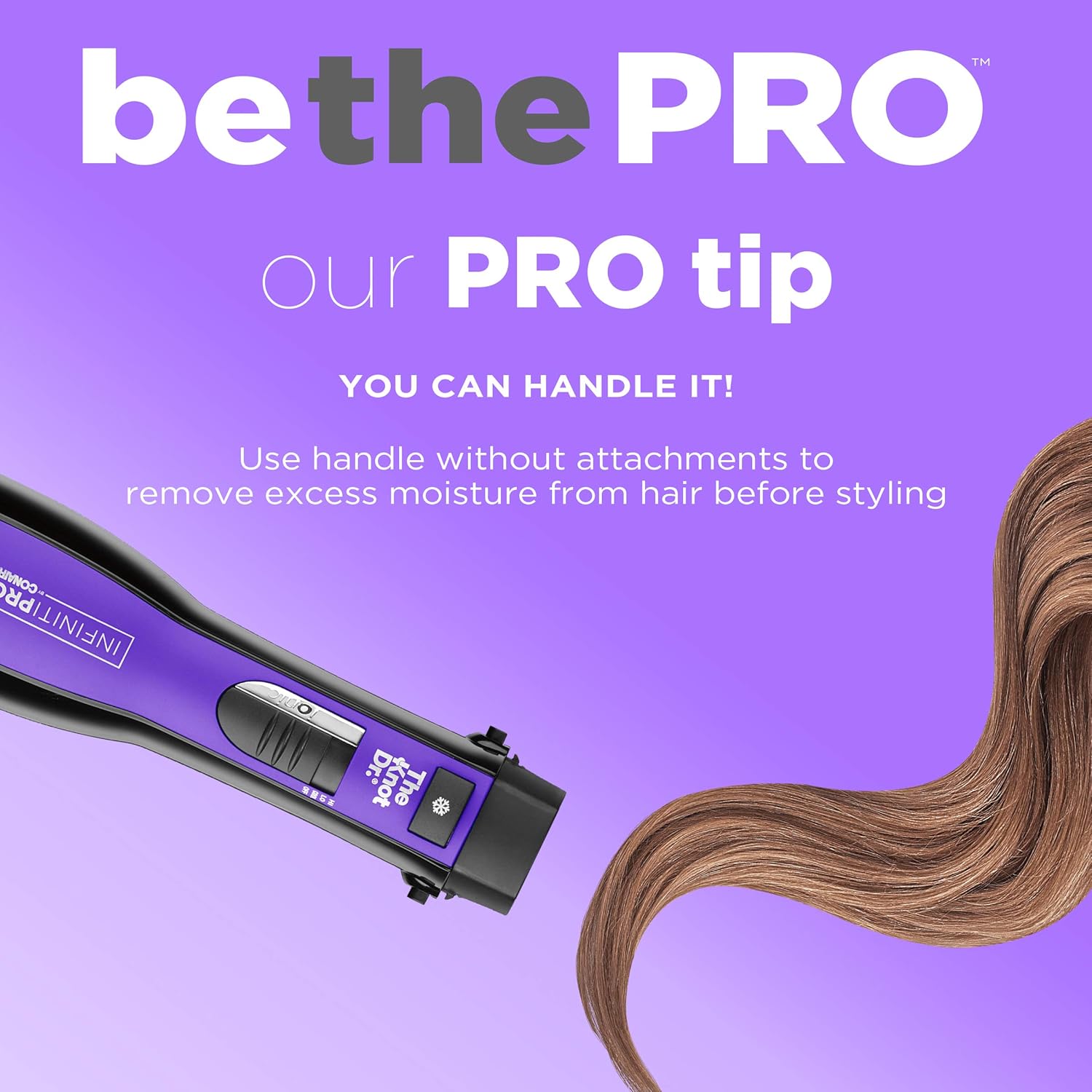 INFINITIPRO by CONAIR The Knot Dr. - Cepillo secador All-In-One, se...