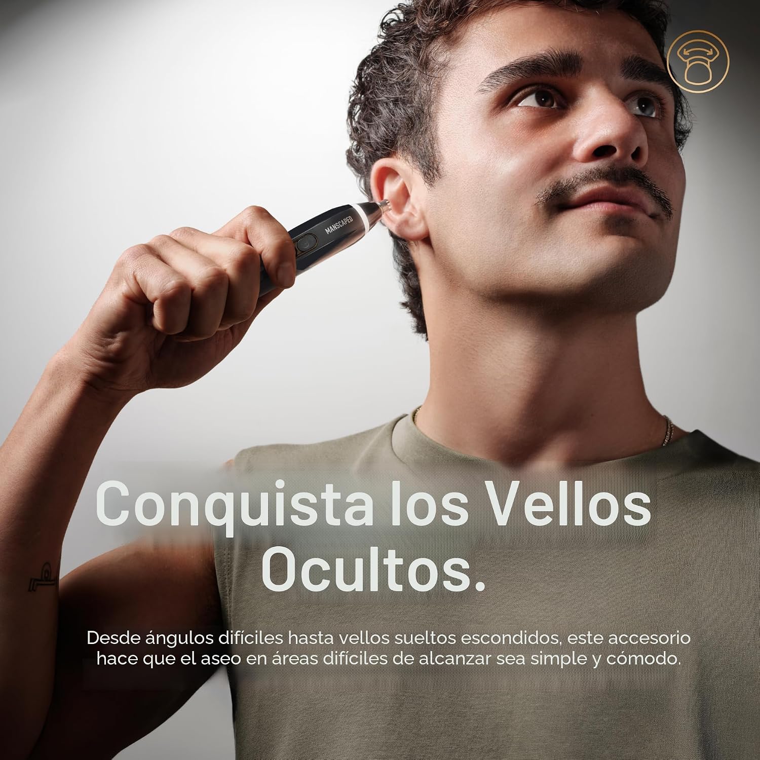 MANSCAPED® Weed Whacker® 3.0 PRO - Recortadora eléctrica de pelo de...