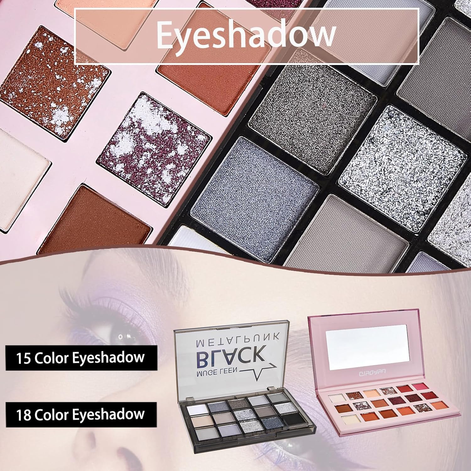 Kit de maquillaje todo en uno, kit de maquillaje de viaje, juego de...