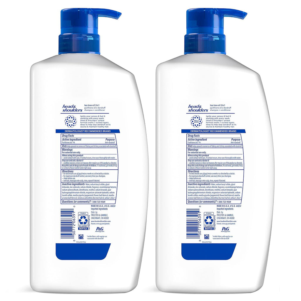 Head &amp; Shoulders - Champú y acondicionador anticaspa de aceite...