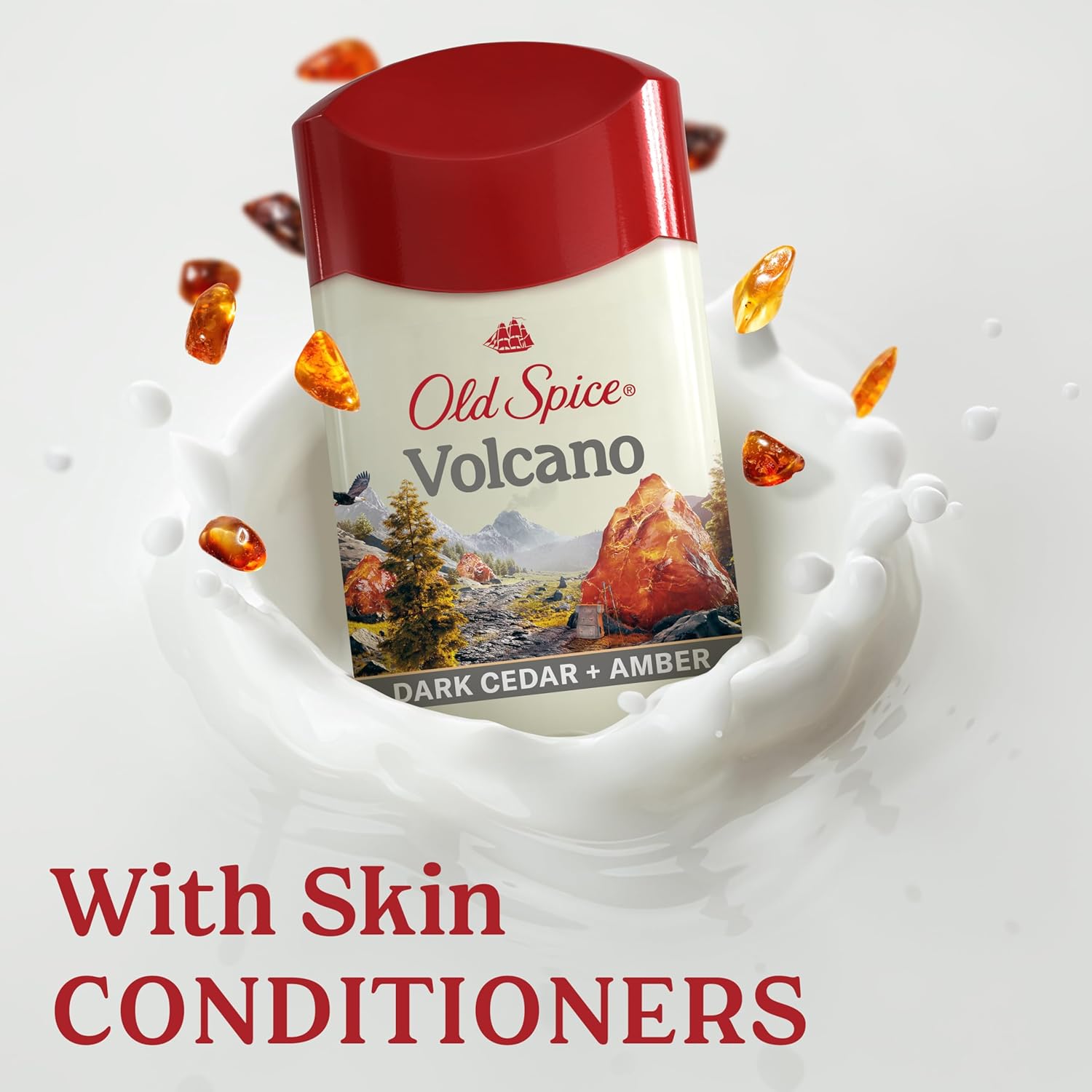 Old Spice Volcán antitranspirante y desodorante para hombre con car...
