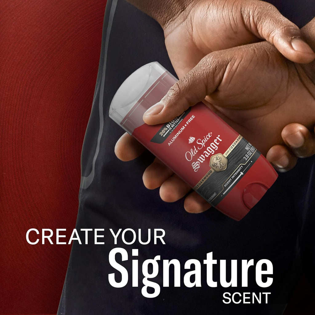 Old Spice Desodorante sin aluminio para hombres, protección contra...
