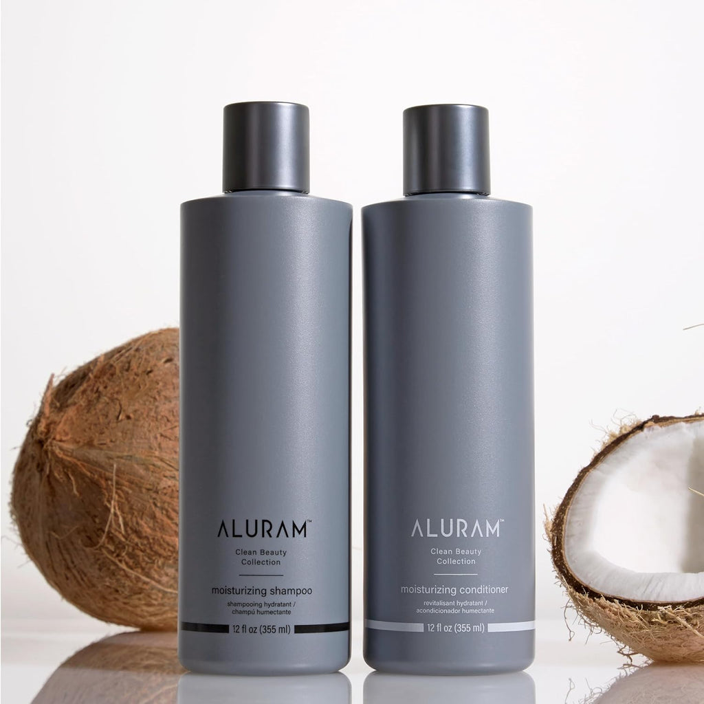 ALURAM Champú hidratante de agua de coco para hombres y mujeres, hi...