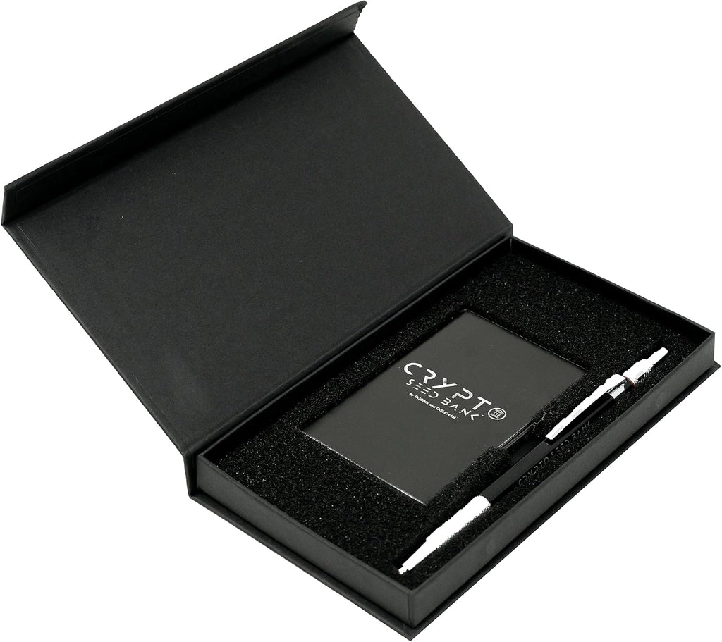 Crypto Seed Bank - Placas de acero para almacenamiento de frases de...