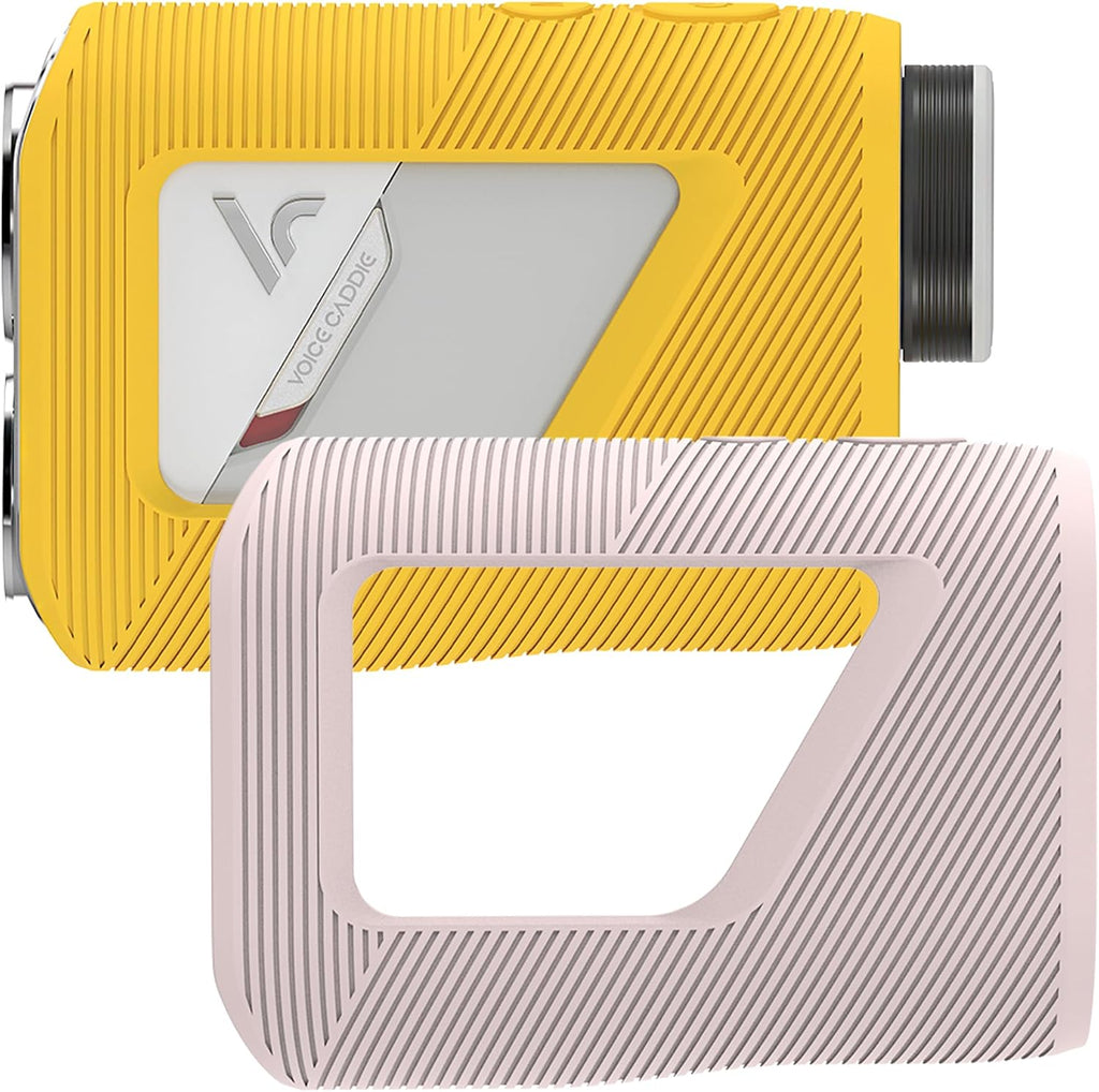 Voice Caddie TL1 - Telémetro láser de golf y funda (rosa indio)