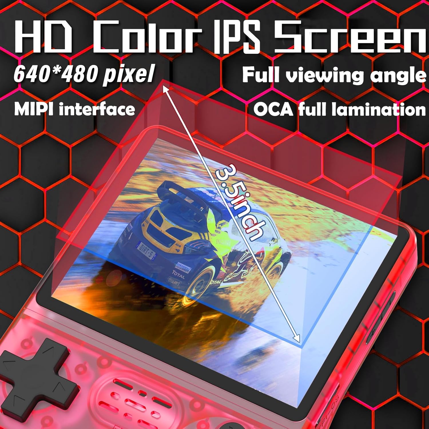 R40S PRO 30,000 en 1 Consola de juegos de mano, pantalla IPS de 3.5...