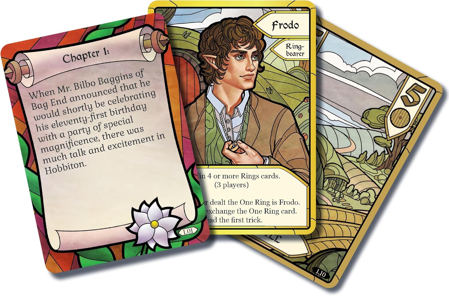 Asmodee The Lord of the Rings The Fellowship of The Ring Trick-Taki...