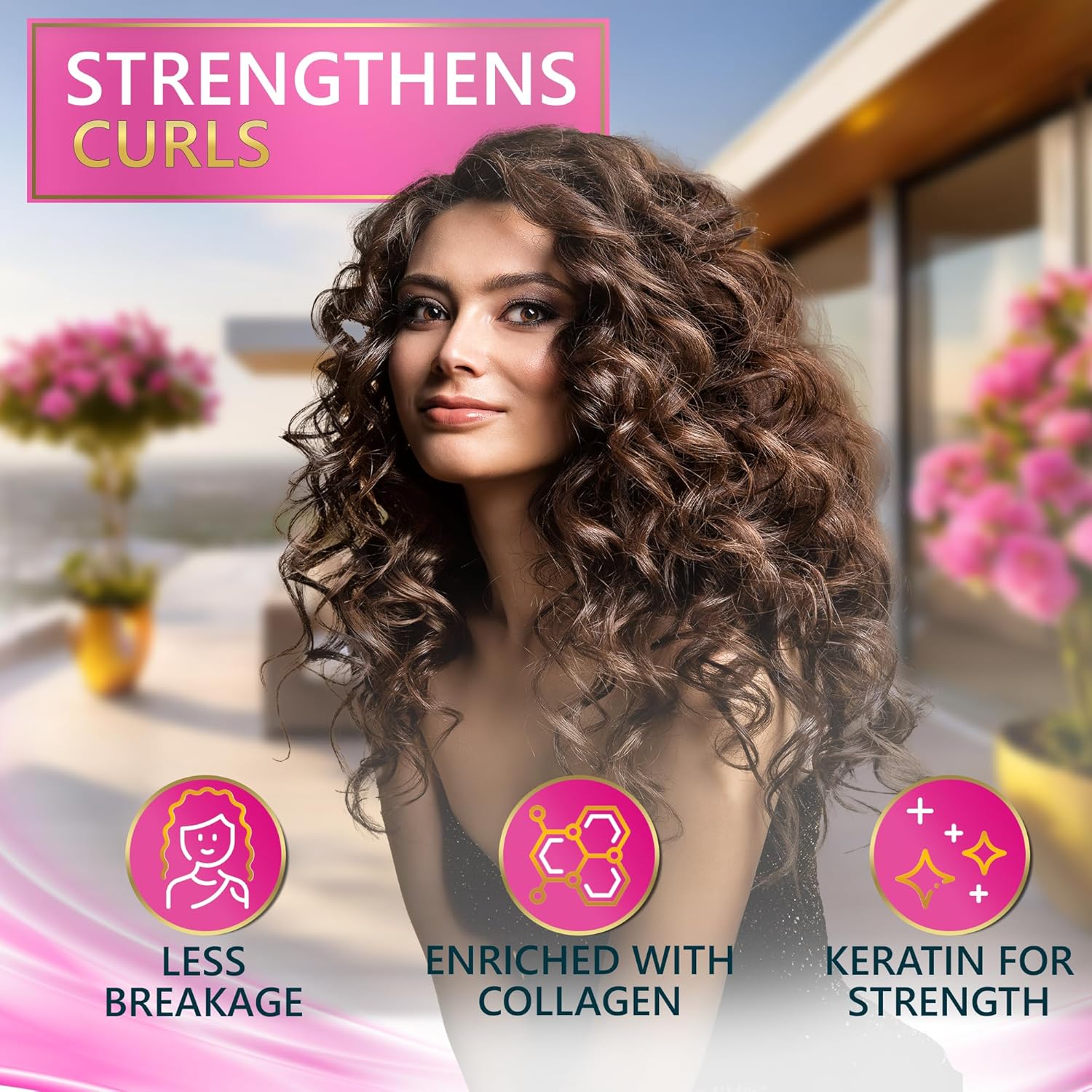 Juego de champú y acondicionador para cabello rizado, sin sulfatos...