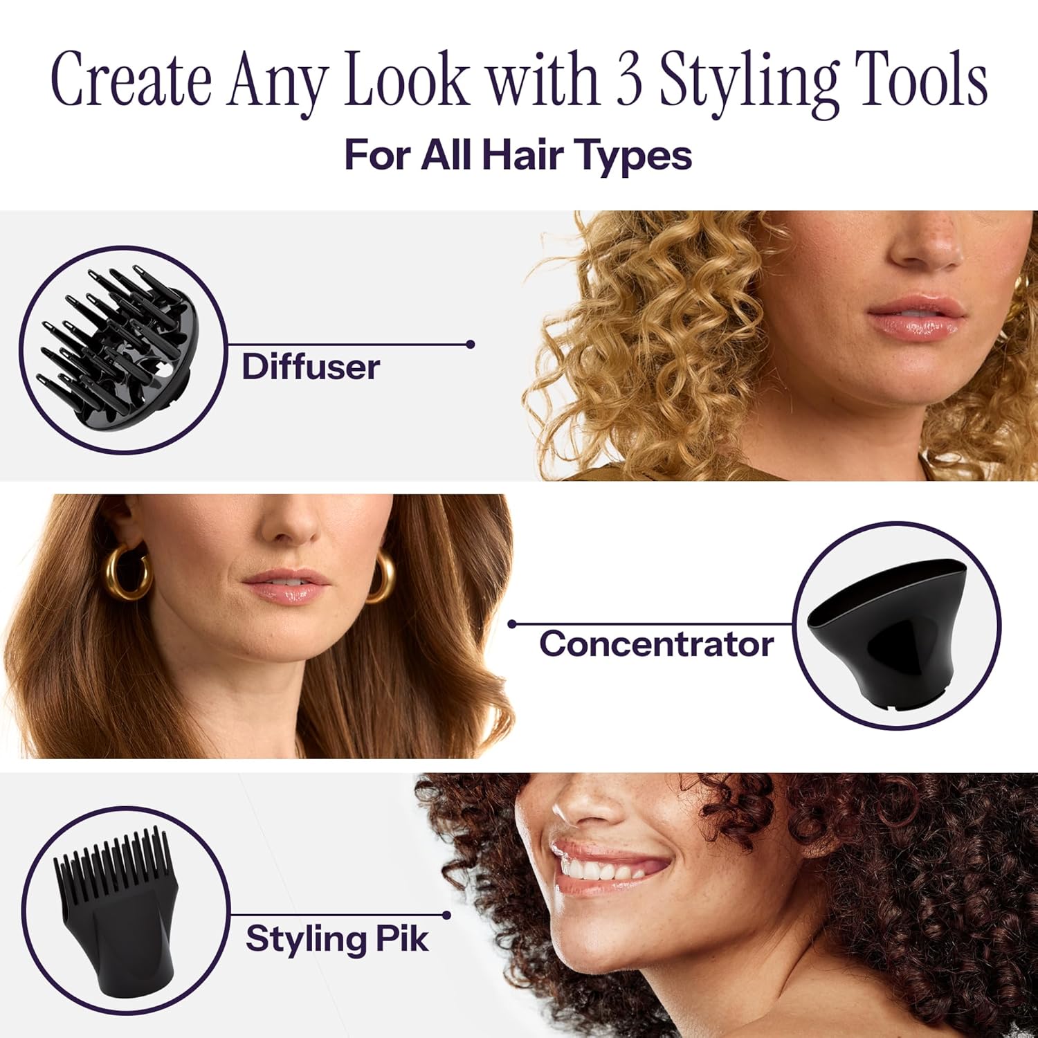 HOT TOOLS Secador de pelo profesional de cerámica arcoíris \u2013 S...