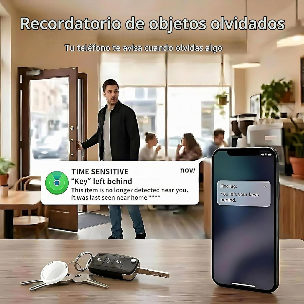 Paquete de 2 rastreadores GPS para vehículos Find My Real Time Trac...