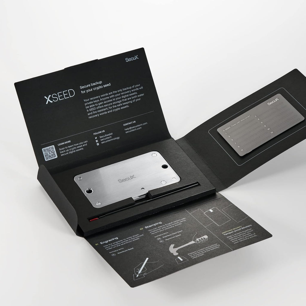 SecuX XSEED Pro - Cartera de Bitcoin indestructible Crypto Seed Sto...