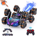 NEXBOX Cool 8 ruedas controladas a mano RC Stunt Car Toys, regalos...