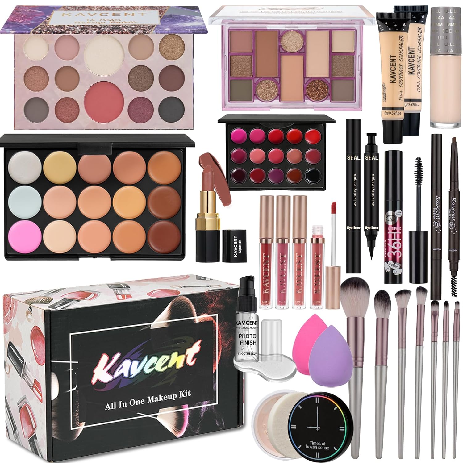 Kit de maquillaje para mujeres kit completo juego de maquillaje par...