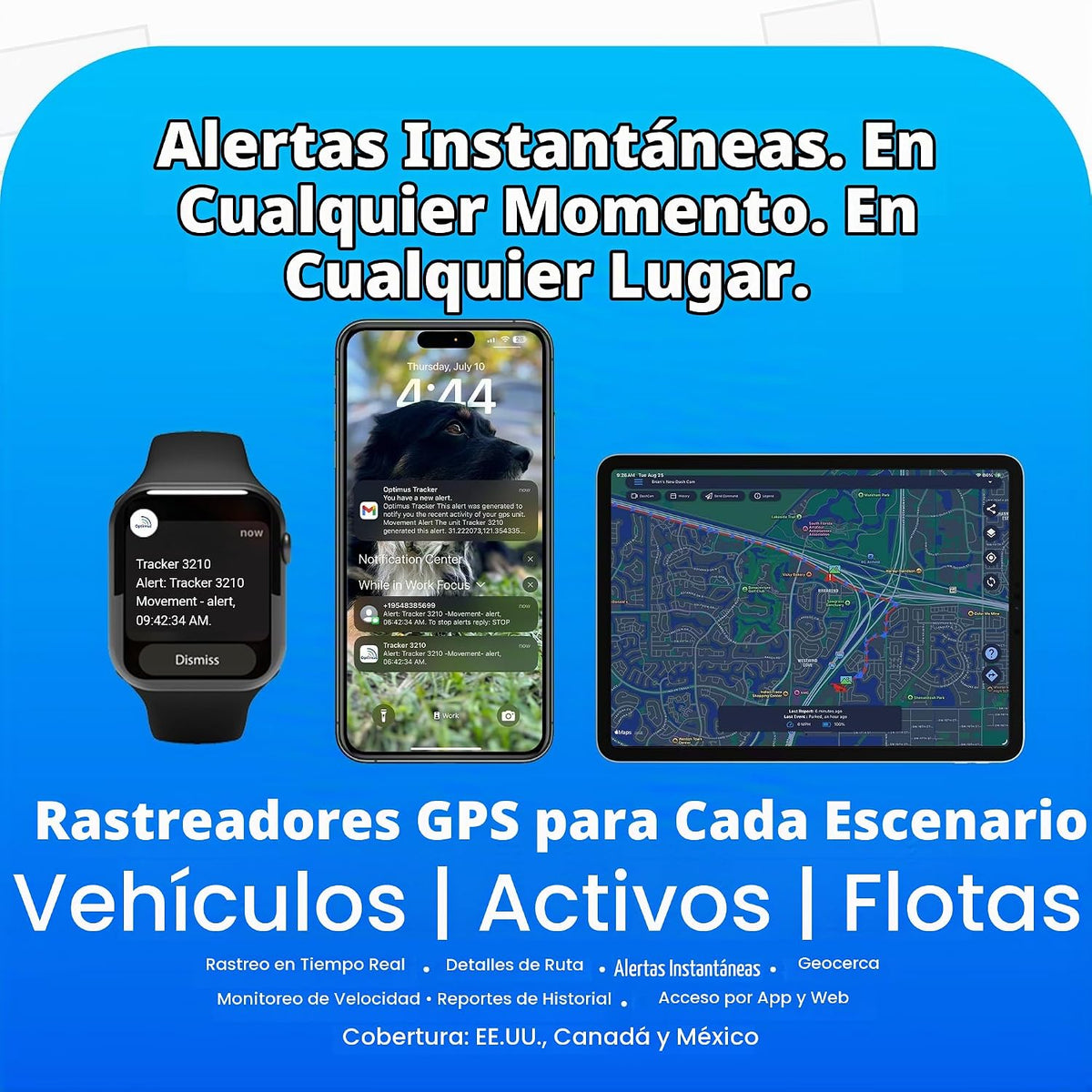 Optimus GV75MG impermeable con cable GPS Tracker para vehículos y a...