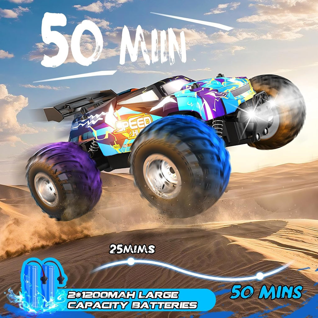 Rcjoyou Auto a control remoto, Camión RC todoterreno 2WD, 20 KM\/H...