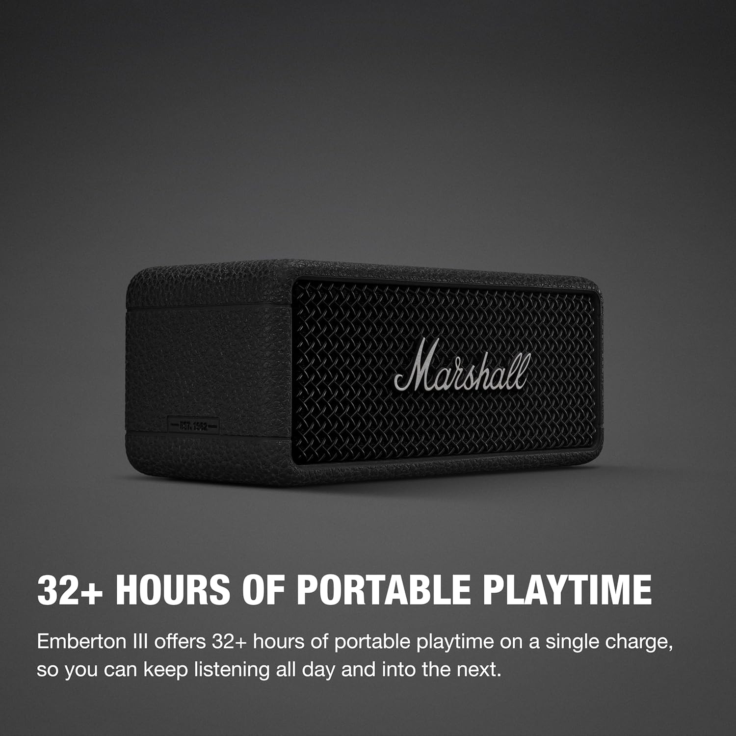 Marshall Emberton III - Altavoz Bluetooth portátil, diseño resisten...