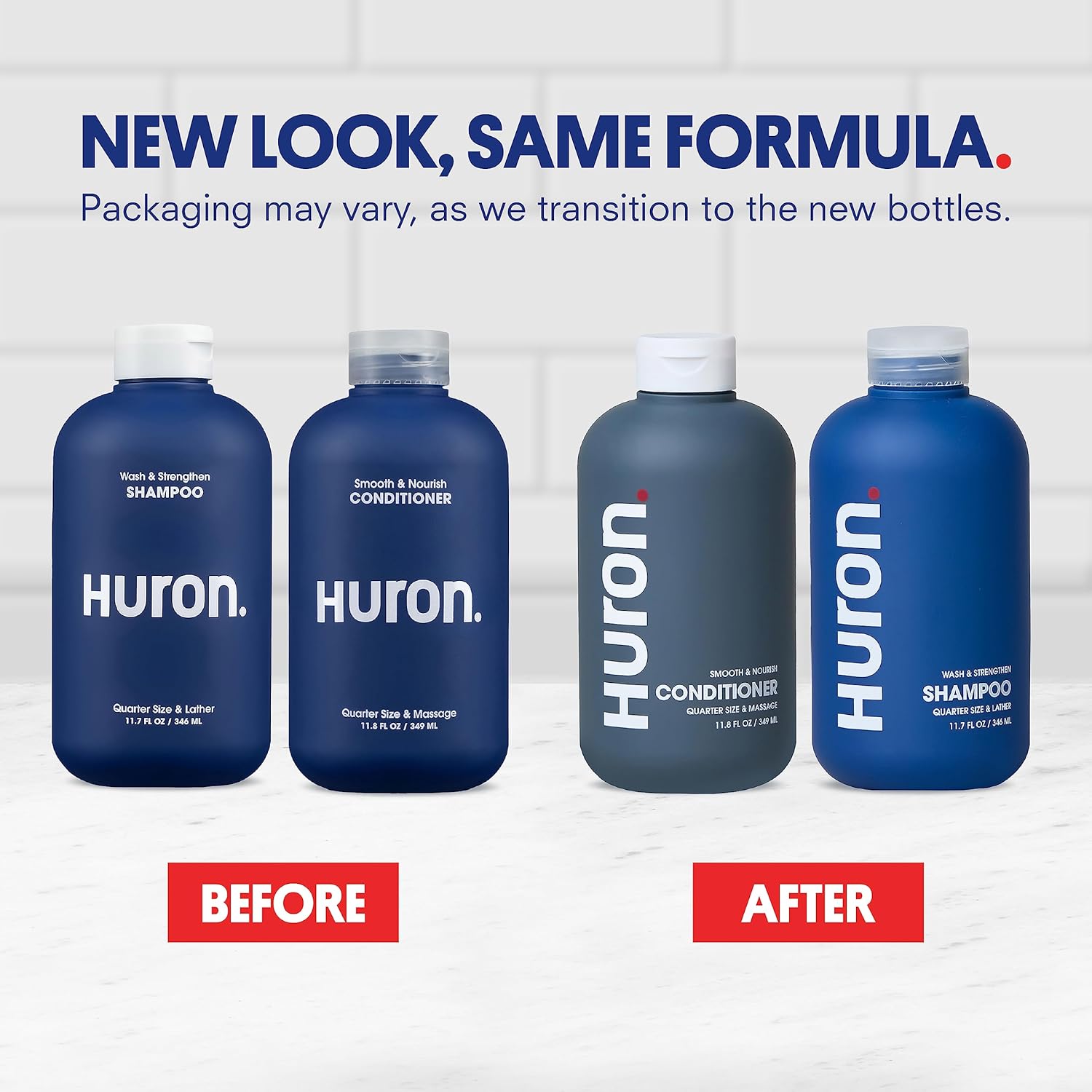 Huron Hair Duo | Juego de champú y acondicionador nutritivo para ho...