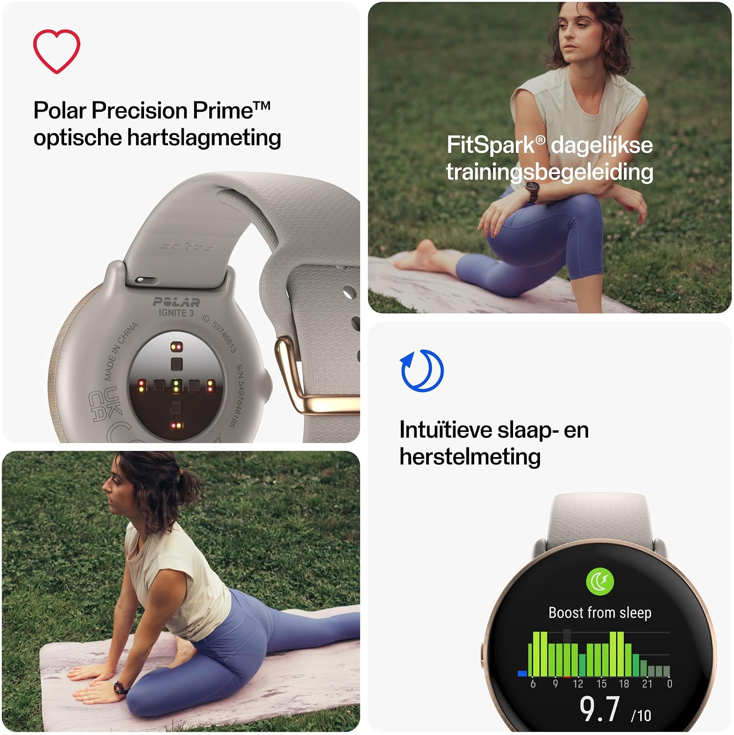 POLAR Ignite 3 Series - Reloj inteligente de seguimiento de fitness...
