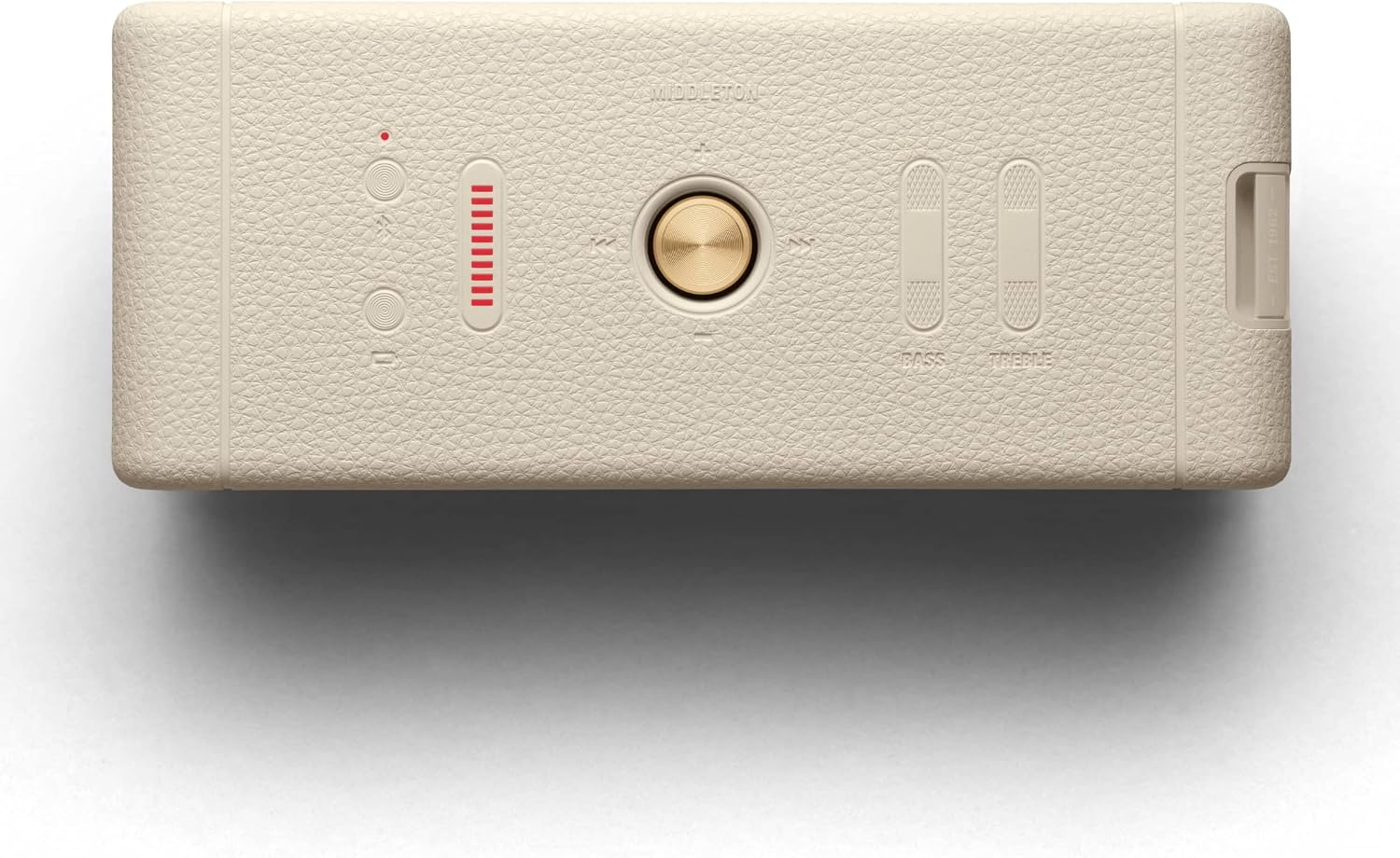 Marshall Middleton - Altavoz Bluetooth portátil, color crema