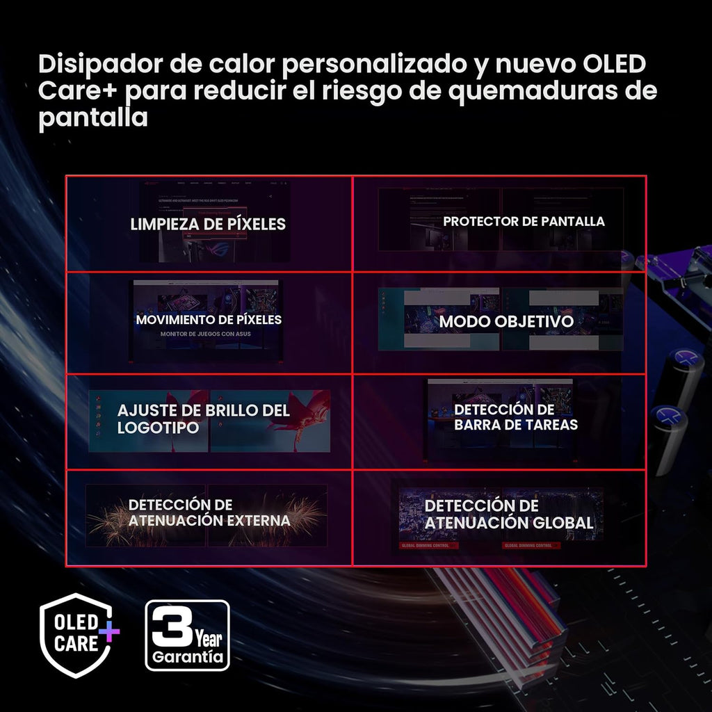 ASUS ROG Strix Monitor para juegos QD-OLED de 26.5" 1440P (XG27...