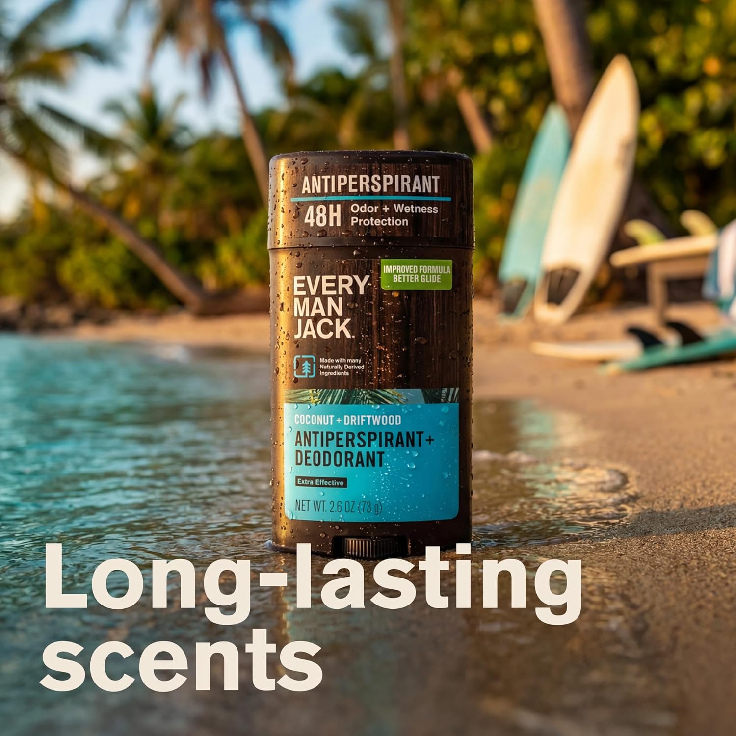 Every Man Jack Desodorante antitranspirante Coconut + Driftwood par...