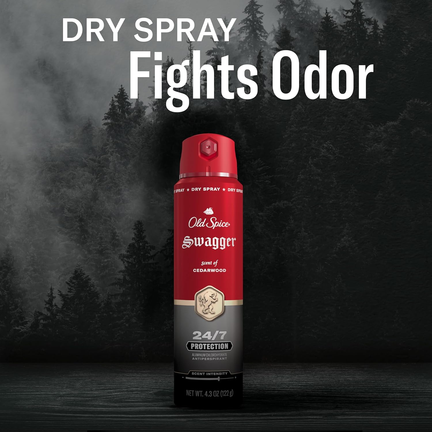 Desodorante antiperspirante en aerosol seco Old Spice para hombres,...
