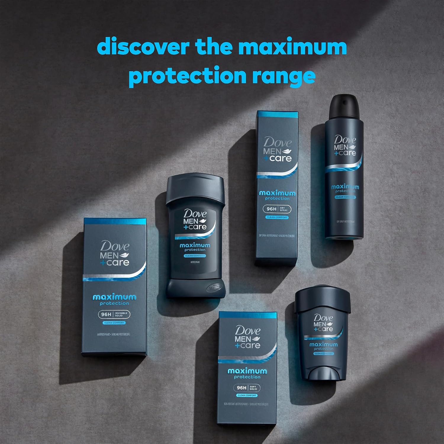 Dove Desodorante para hombres+Care, antitranspirante de protección...
