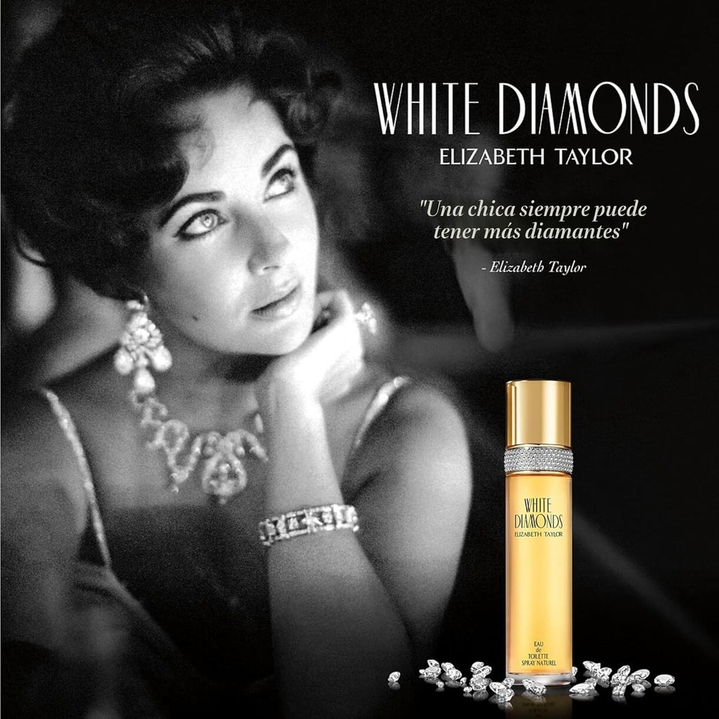 Elizabeth Taylor White Diamonds Perfume para mujer, fragancia flora...