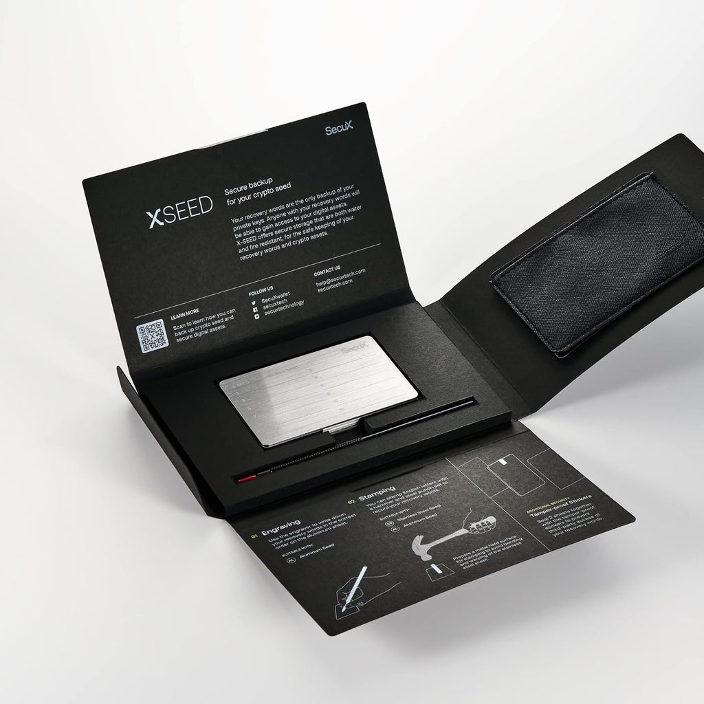 SecuX \u2013 XSEED - Cartera segura de Bitcoin, almacenamiento de s...