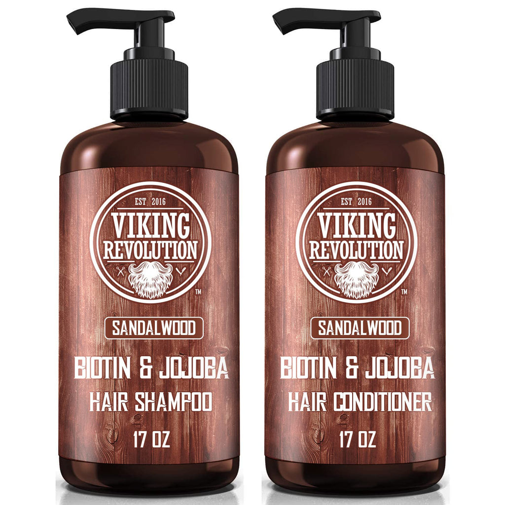 Viking Revolution Set de champú y acondicionador de sándalo con bio...