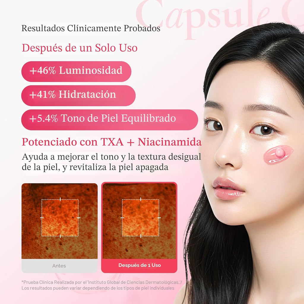 medicube Crema cápsula con TXA + niacinamida | Hidratante de doble...