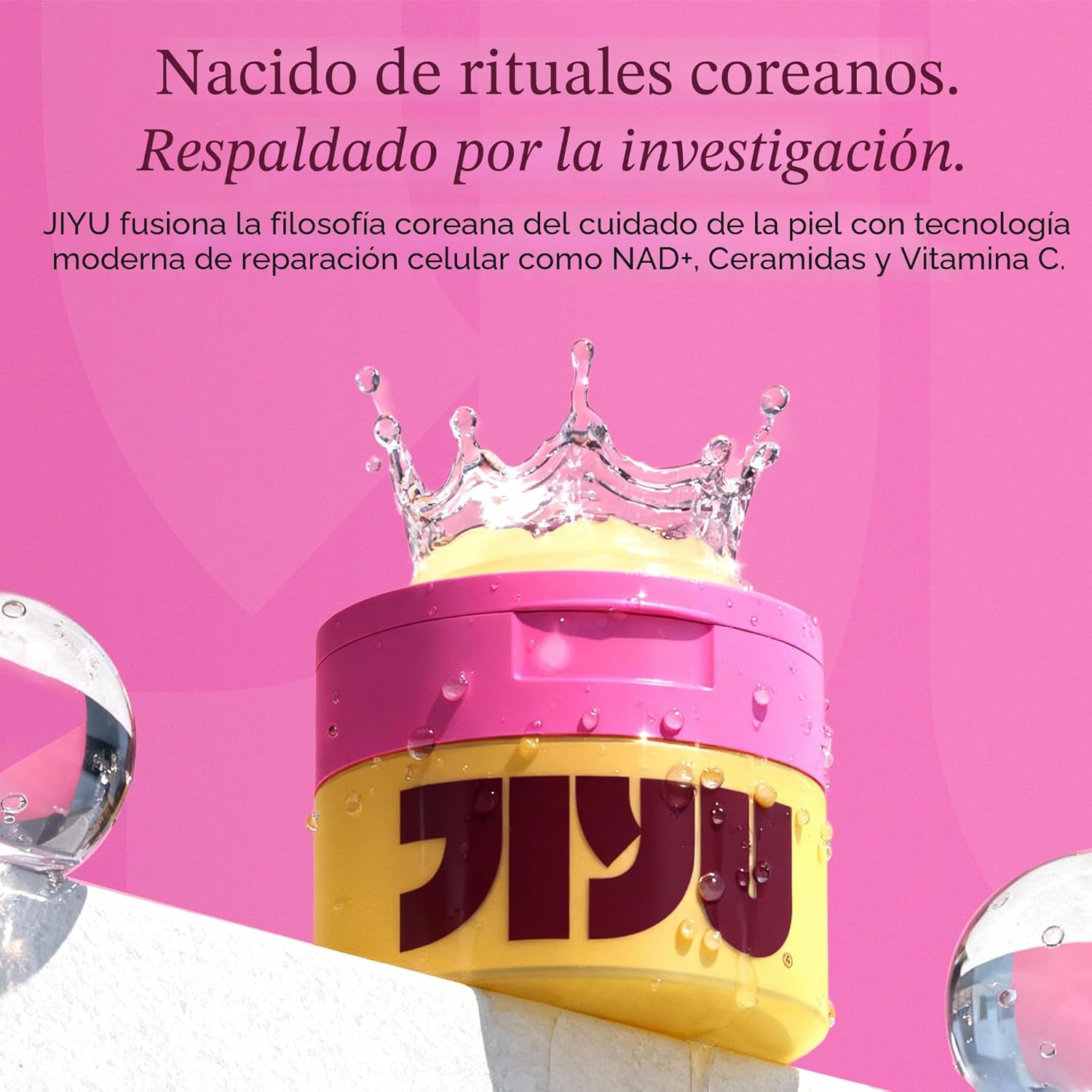 JiYu NAD+ Hidratante Facial \u2013 Crema Coreana Antienvejecimiento...