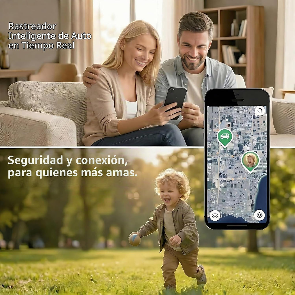 Paquete de 2 rastreadores GPS para vehículos Find My Real Time Trac...