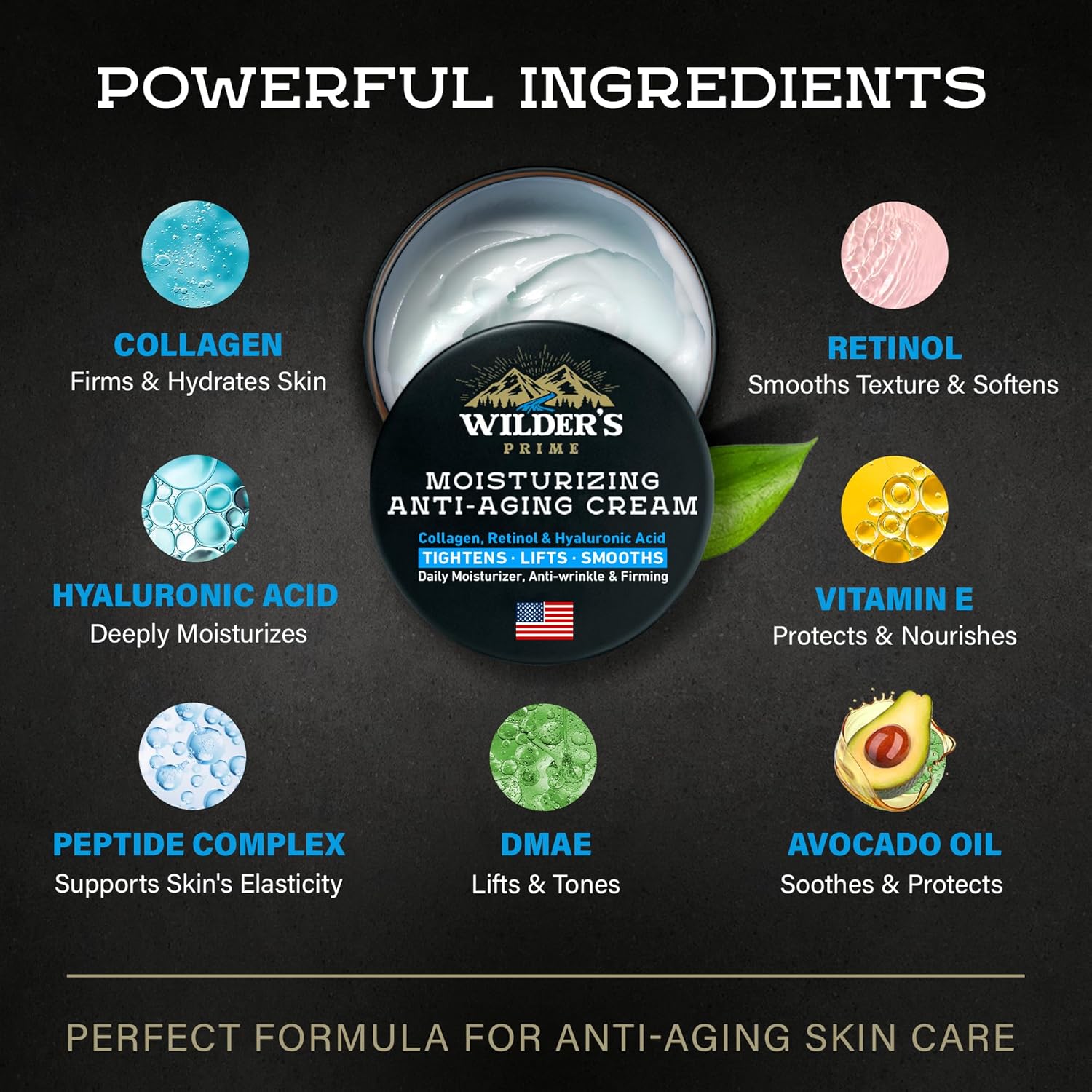 Crema hidratante facial para hombre, antienvejecimiento y arrugas,...