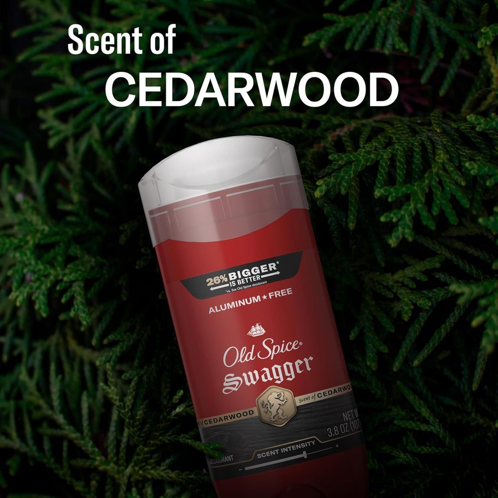 Old Spice Desodorante sin aluminio para hombres, protección contra...