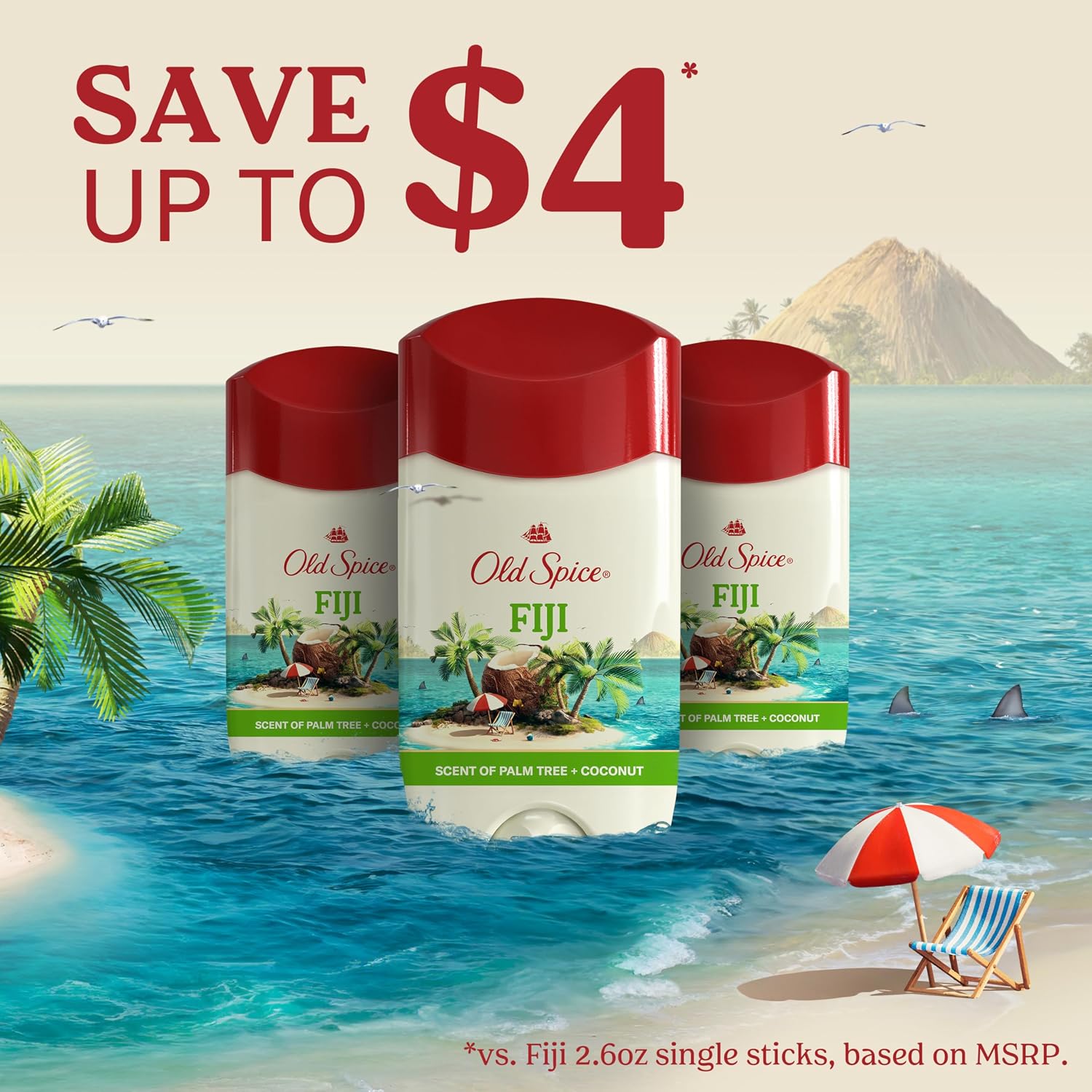 Old Spice Desodorante y antitranspirante para hombre, frescura dura...