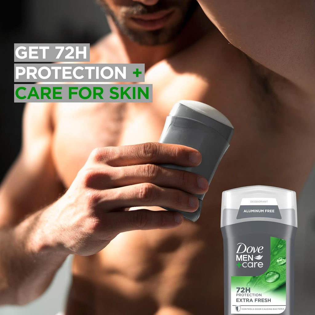 Dove Men+Care Barra de desodorante para hombres 4 unidades Extra fr...