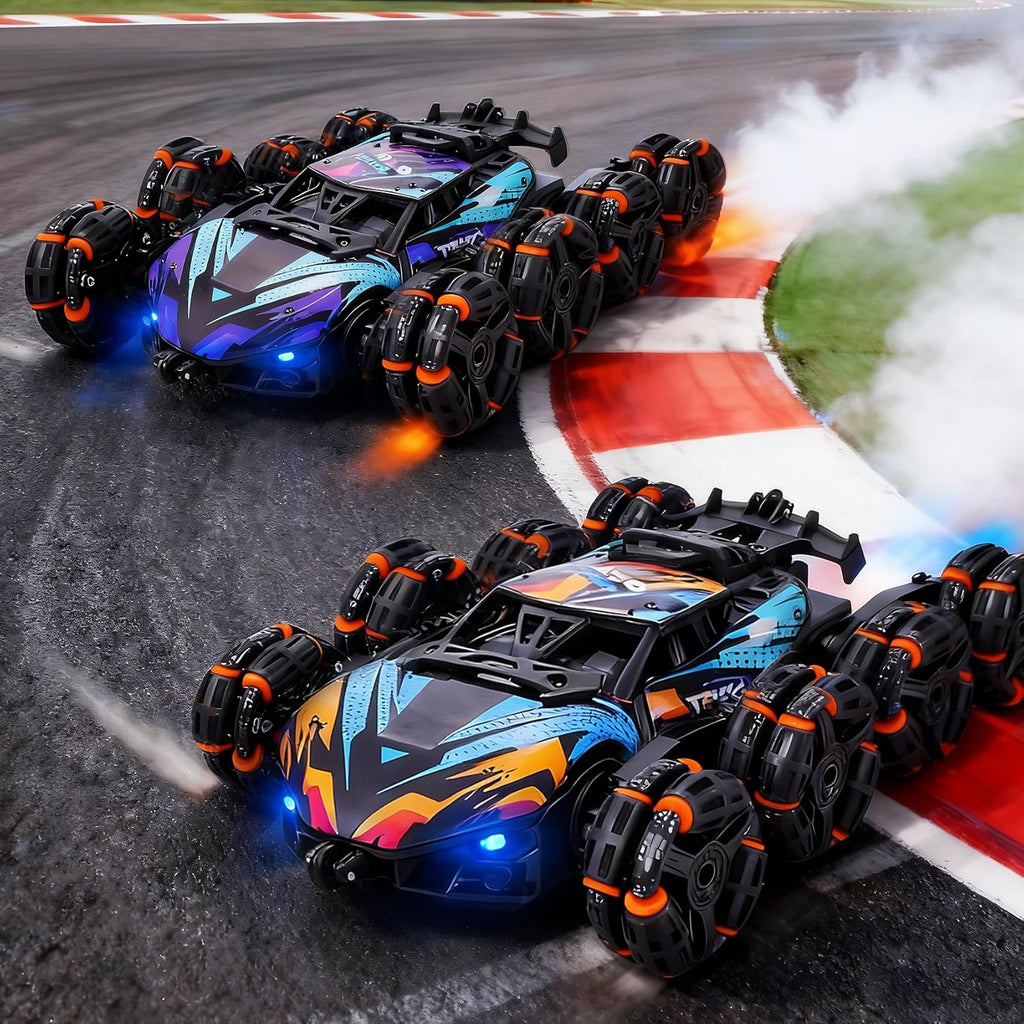 NEXBOX Enfriador de 8 ruedas controlado a mano juguetes de coche RC...