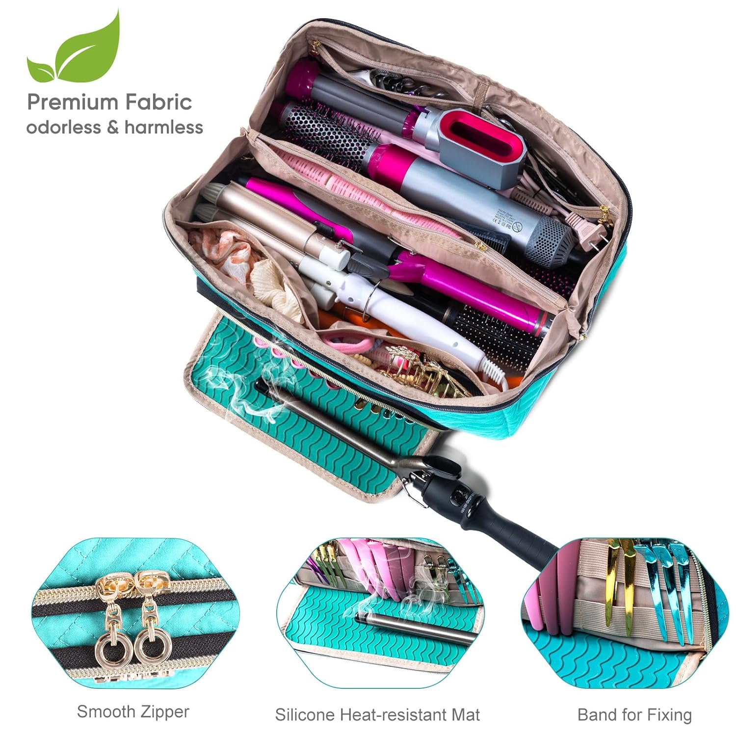ELCUPA Bolsa de Viaje Grande - Organizador de Herramientas para el...