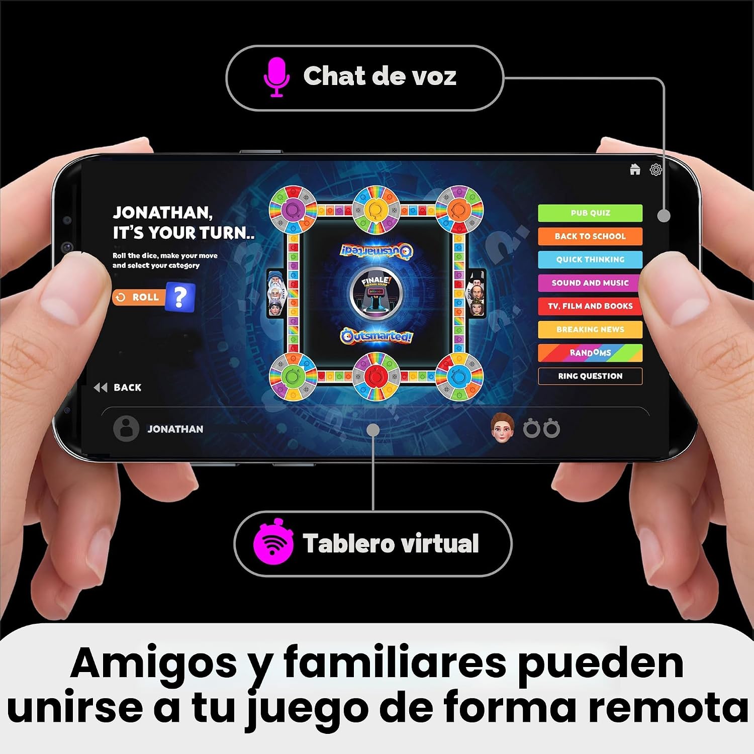 Outsmarted - El juego de mesa de concurso de TV conectado a la apli...