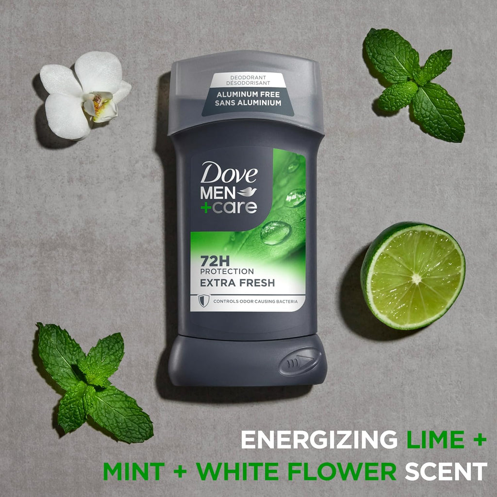 Dove Men+Care Barra de desodorante para hombres 4 unidades Extra fr...