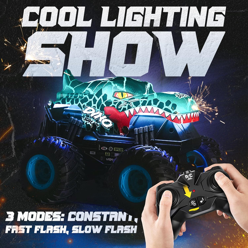 BEZGAR Monster Truck Toys - Camiones monstruo a control remoto con...