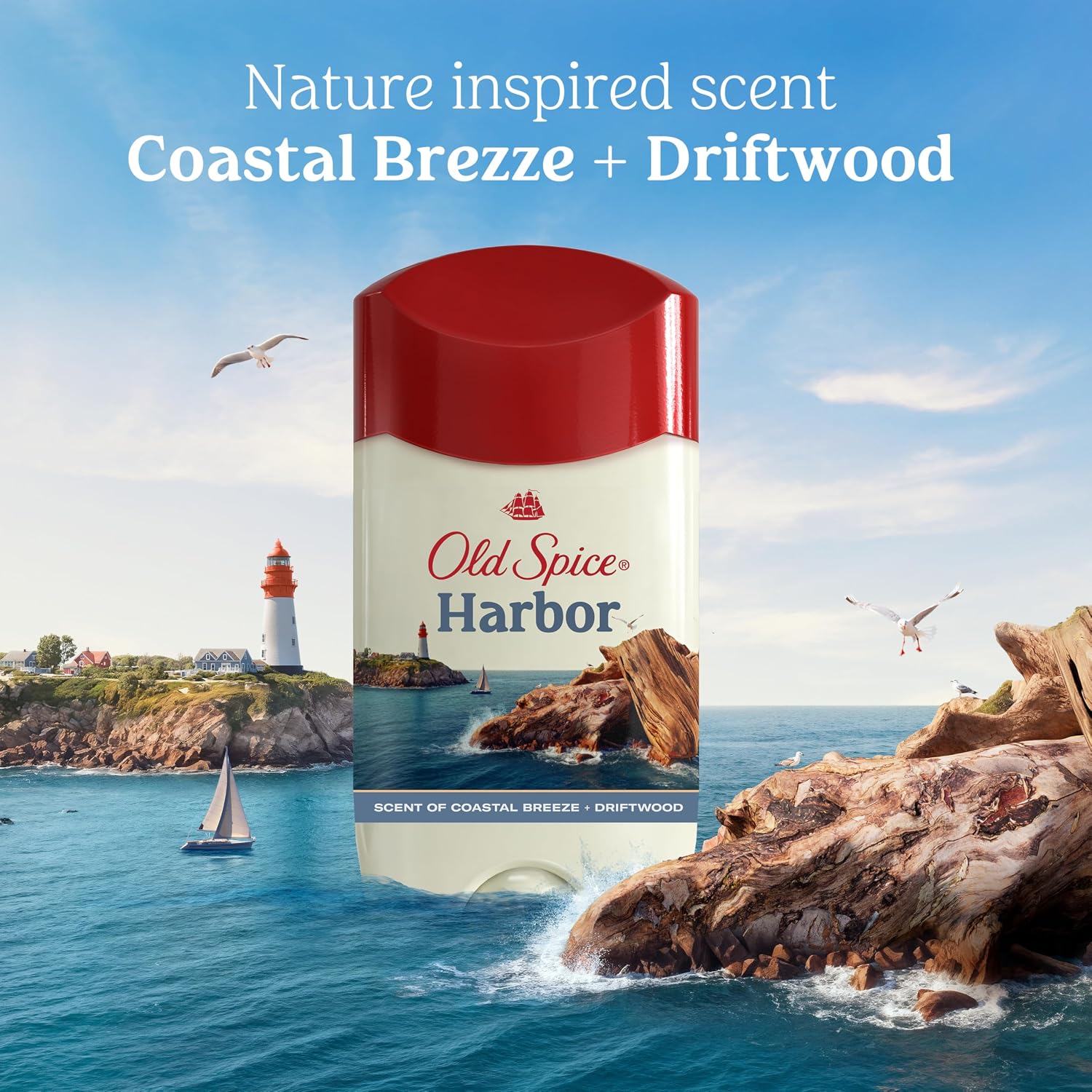 Old Spice - Desodorante antitranspirante para hombres, aroma Harbor...