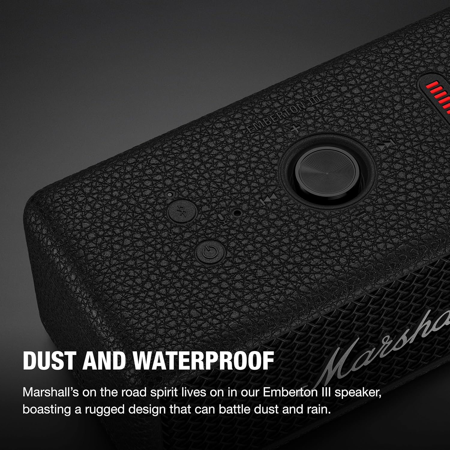 Marshall Emberton III - Altavoz Bluetooth portátil, diseño resisten...
