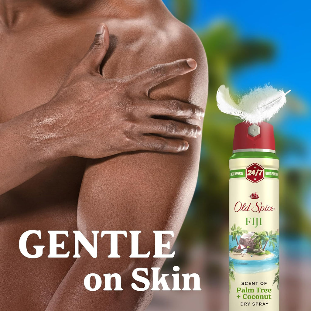 Old Spice Dry Spray Desodorante antitranspirante para hombres, fres...