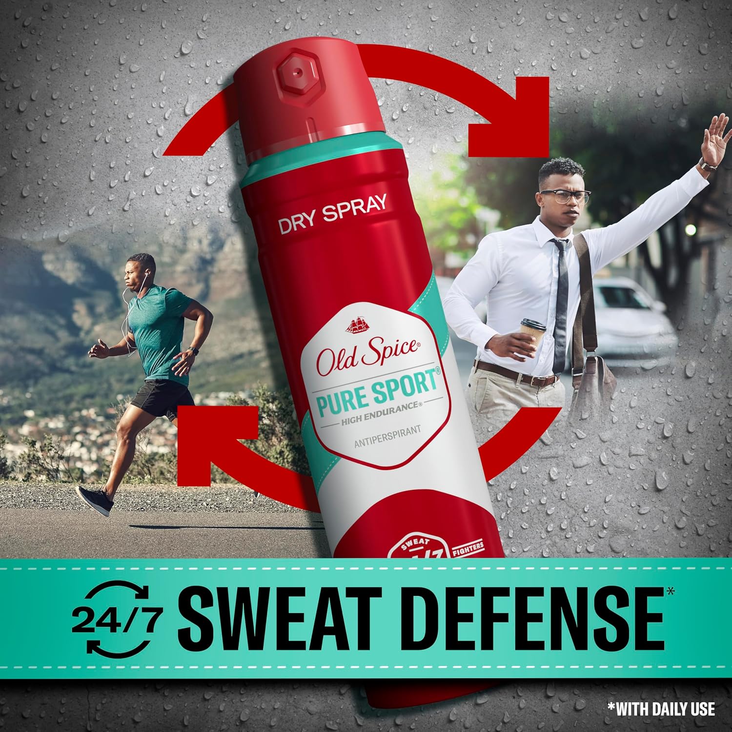Old Spice Dry Spray Desodorante Antitranspirante para hombres, High...