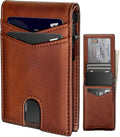 miyozi Cartera para hombre, funda delgada y desmontable para tarjet...