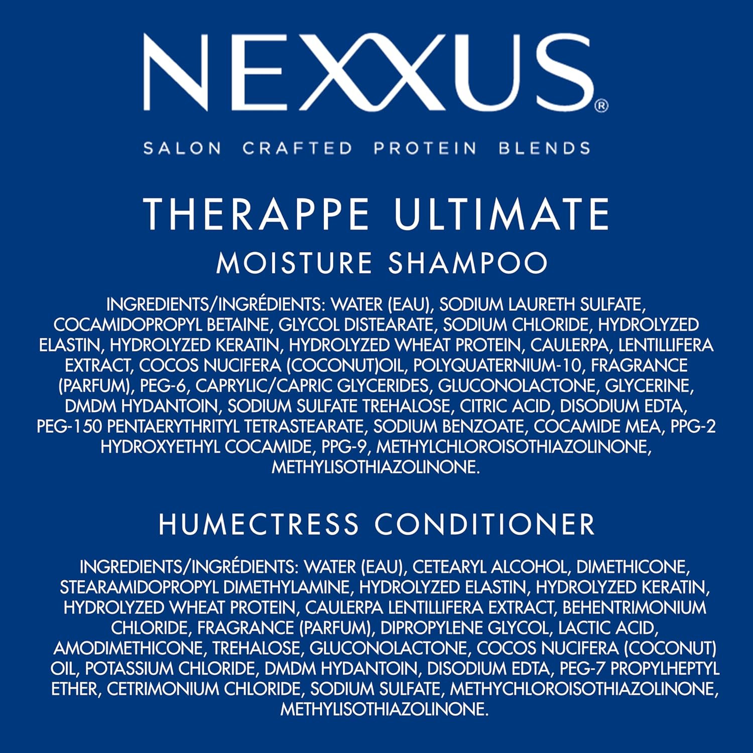 Nexxus Champú y acondicionador Therappe &amp; Humectress 2 unidades...