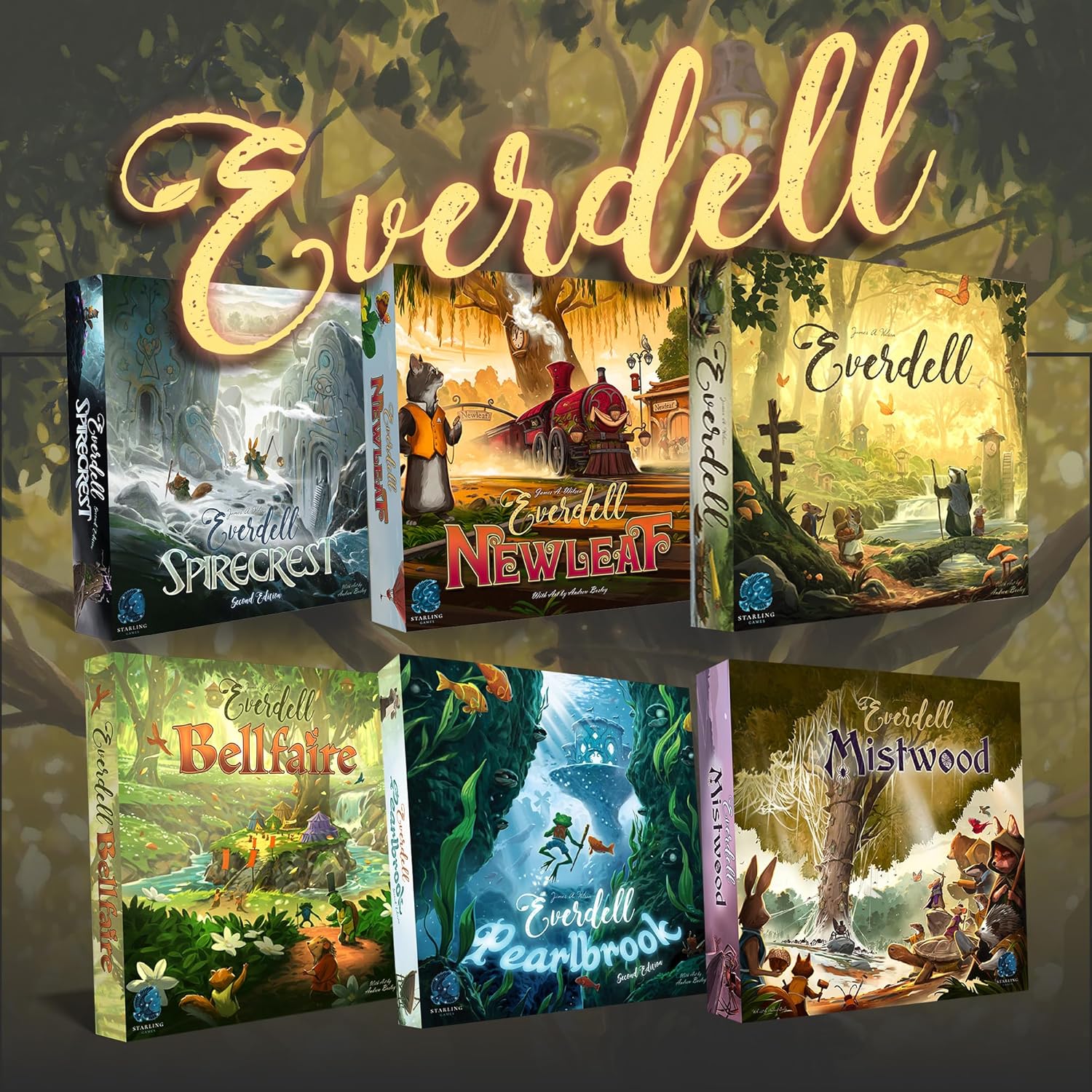 Everdell: La Colección Completa \u2013 Juego de Mesa Deluxe Todo en...