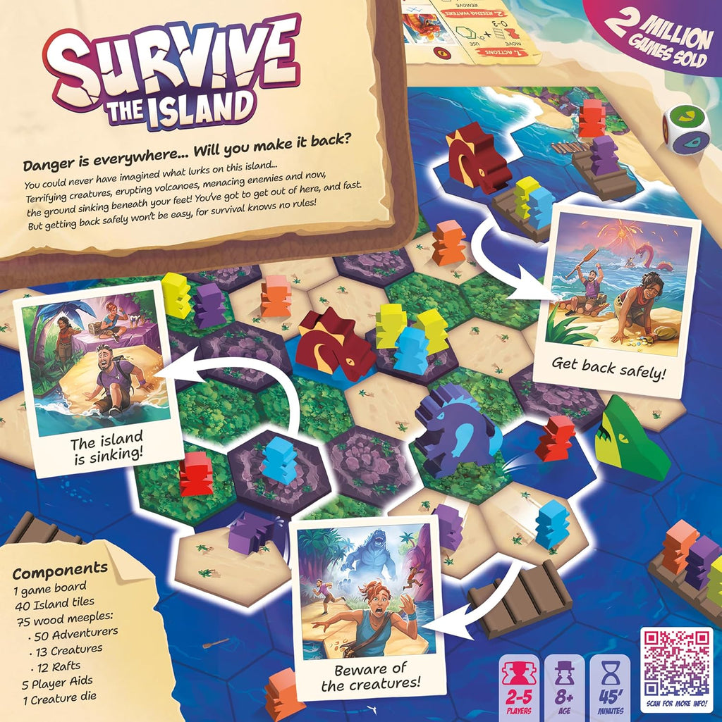 Asmodee Survive The Island - Juego de mesa (edición 2024) - Aventur...